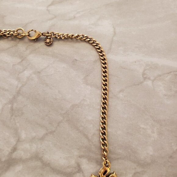 💖 J.Crew Cream Ivory Rhinestones Crystals Pave Cluster Statement Necklace 💖 - Picture 11 of 14